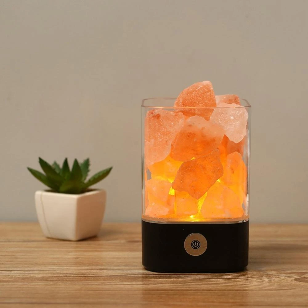 Salz Lampe Himalaya Kristall Salz Stein Lampe Negative Ionen Luft Reinigung Lampe Schlaf Hilfe Platz Runde Lampe Led Table Lamps Aliexpress