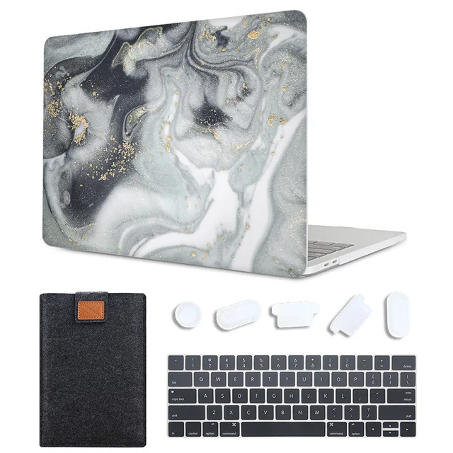 MTT чехол для ноутбука Macbook Pro 13 15 дюймов Сенсорная панель чехол для mac book Air Pro 11 12 13 15 с сетчатой сумкой для ноутбука - Цвет: MB12