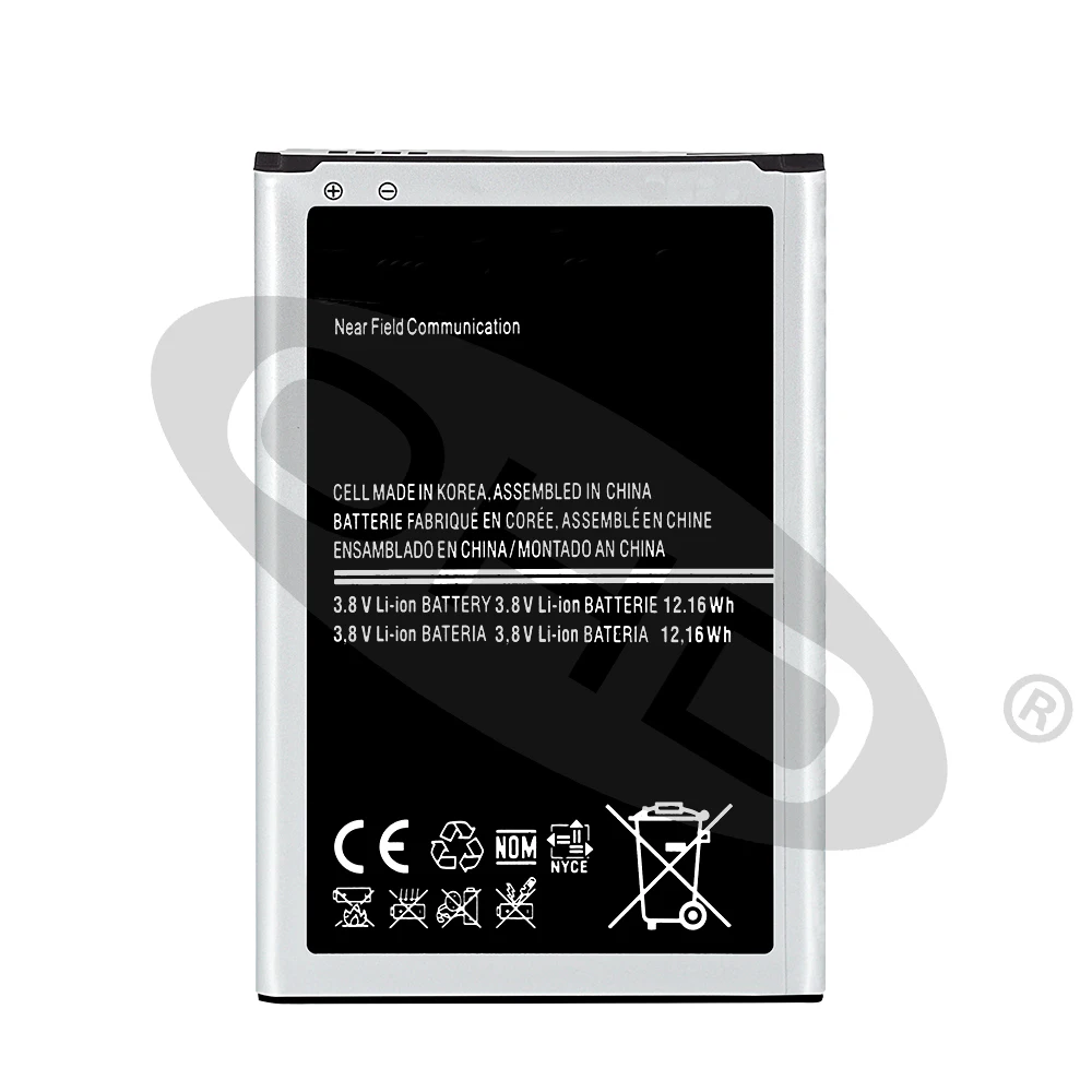 10 шт./лот оригинальный сменный аккумулятор для Samsung Galaxy NOTE 3 N900 N9002 N9009 N9008 N9006 N9005 Note3