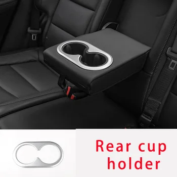 

For Chevrolet equinox 2017-2020 Rear cup holder chrome molding trim