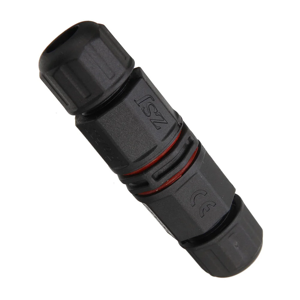 

IP67 Electrical Waterproof Connector Cable Wire 3 Pin Outdoor Plug Socket Quick Push In Terminal Block Conductor Connector