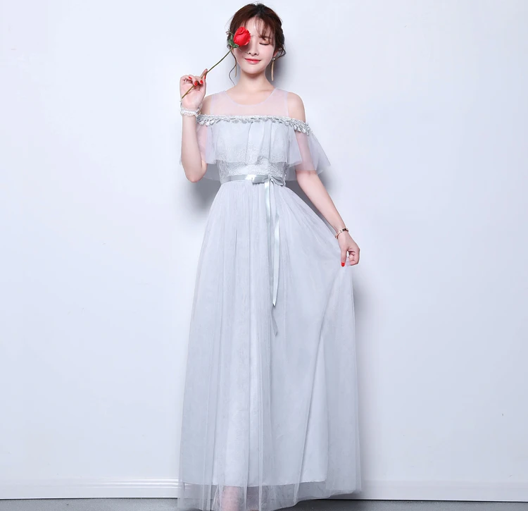 Элегантное женское платье для свадебной вечеринки, Vestido Azul Marino, платья подружек невесты, подростковое Тюлевое ТРАПЕЦИЕВИДНОЕ сексуальное платье без рукавов для выпускного вечера, клуба