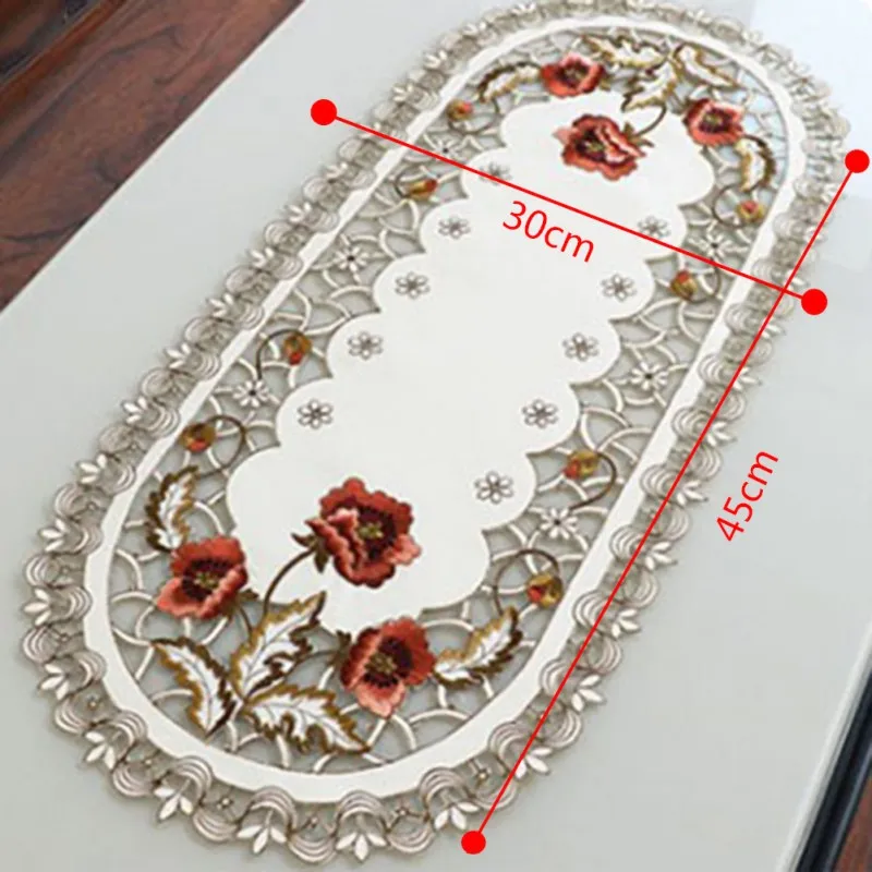 Новая Винтажная вышитая ткань прямоугольная печатная Свадебная Праздничная скатерть банкетный стол с домашним декором скатерть