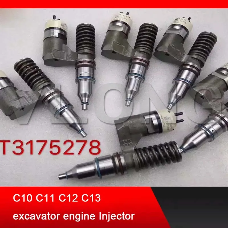 

Excavator Caterpillar Diesel C12 C-12 Engine Fuel Injector Common Rail Injector 317-5278 212-3463 10R-1259 350-7555 10R-0967