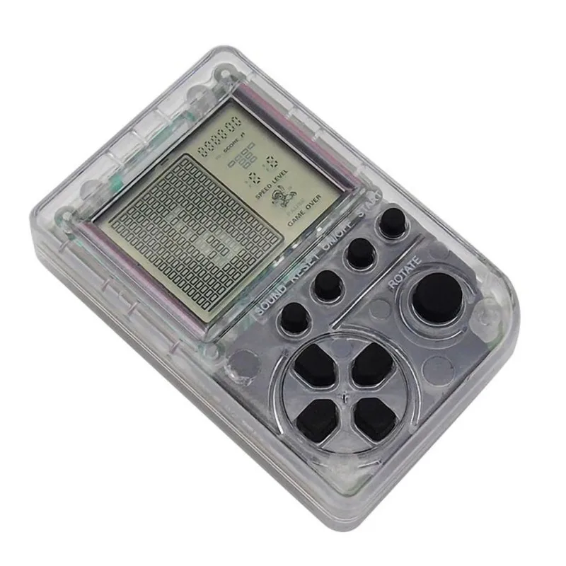 Мини классическая игровая машина детская портативная Ретро ностальгическая мини игровая консоль с брелком тетрис видеоигра