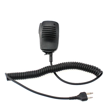 

NEW-Mini Speaker Mic Microphone PTT for Icom Two Way Radio IC-F3 SL25 V80 for Cobra Walkie Talkie HH37ST FRS90