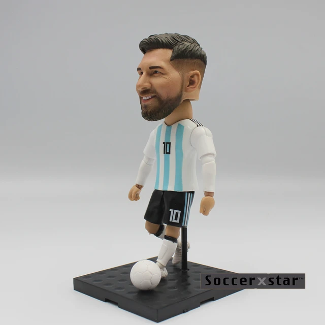Persuasion Mediator Descriptive Football Soccer Star Figures Smiley face Lionel 12cm&5in Height Action  Dolls Figurine