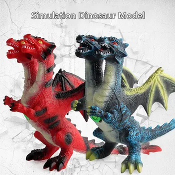 

Hot! Larger Soft Simulation Sound Dinosaur Model Figure Realistic Kid Interactive Toy Baby Toy New Year Gift Juguetes игрушечный