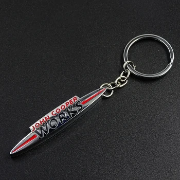 

High Quality John Cooper Works Logo Keyring Keychain Key Chain Ring For BMW Mini Cooper JCW F56 F55 F60 R56 R55 R60 R61