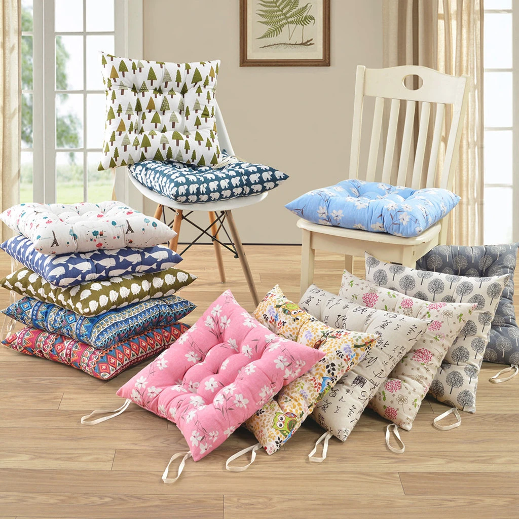 Plain Seat Cushion Pad Cotton Line Chair Back Seat Cushion Sofa Pillow Dining Room Chair Cushion Winter Bar Home Decor 19oct11 Cushion Aliexpress