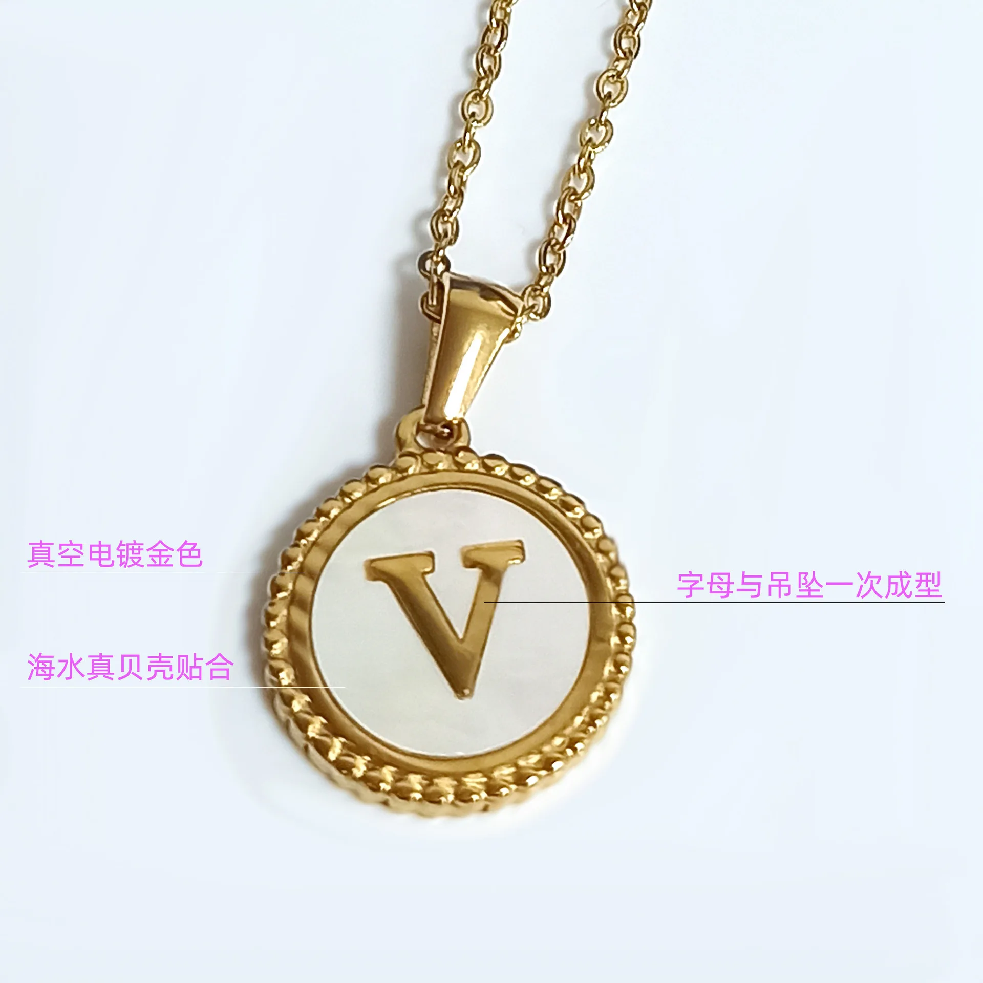 High Quality Initial Letter Necklace 