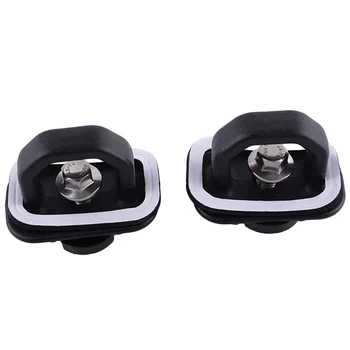 

2 Pcs Car Black Cargo Anchor Bolts Fasten Anchor Buckle Anchor Hooks Fit For Ford F150