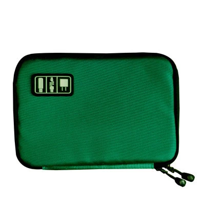 Dark green Цифровая Сумка для проводов мужские креативные гаджеты для путешествий сумка зарядное устройство для сетевого шнура Органайзер гарнитуры привод электронные аксессуары для чемоданов - Цвет: Dark green