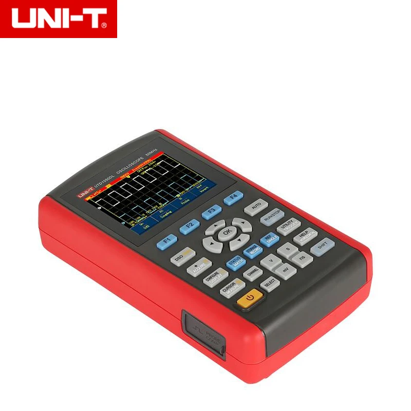 UNI-T UTD1050DL Ручной цифровой запоминающий осциллограф 2 канала 50 МГц 250 мс/с