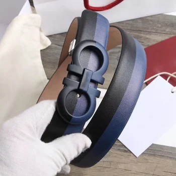 

2020 new men's high-quality luxury brand designer belt Dipulaisi business casual high-quality leather fashion belt Cowskin 35mm