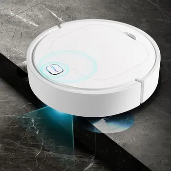 

3 in 1 Smart Robot Vacuum Cleaners 1800pa Rechargeable USB Auto Smart Dry Sweep Mop Clean Robot Sweep Cleaner