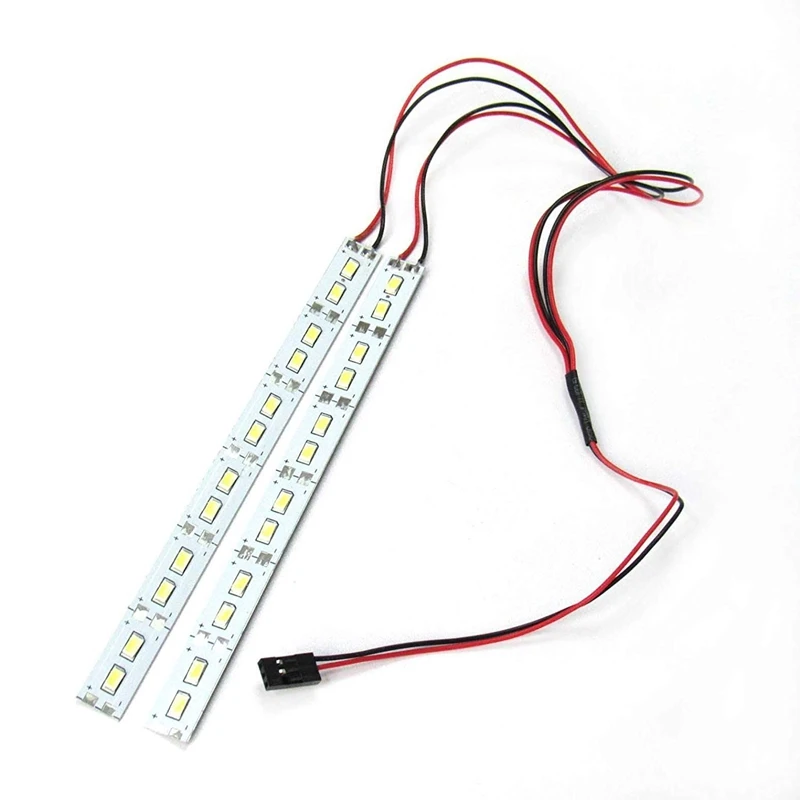 

24 Leds Chassis Light Aluminum LED Strip 6V for 1/10 1/8 RC Car Crawler Buggy