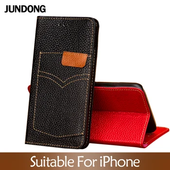 

Flip Phone Cases For iPhone 6 6s 7 8 Plus 11 Pro X Xs Max Case Cowhide Card Slot Back Cover For iPhone 6sp 7p 8p Wallet case