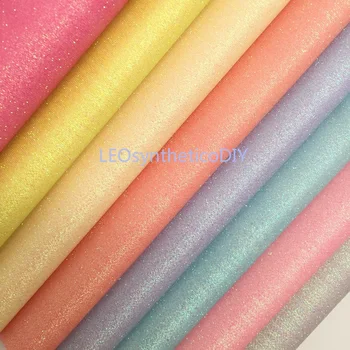 

1PC 21X29CM Glitter Fabirc, Neon fine Glitter Leather, Glitter Leather Sheets For Making Bows LEOsyntheticoDIY T406