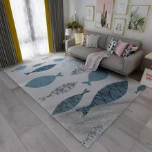 Современный минималистичный ковер нордические ковры журнальный столик для гостиной спальни комнаты полный прикроватный коврик Домашний коврик для спальни