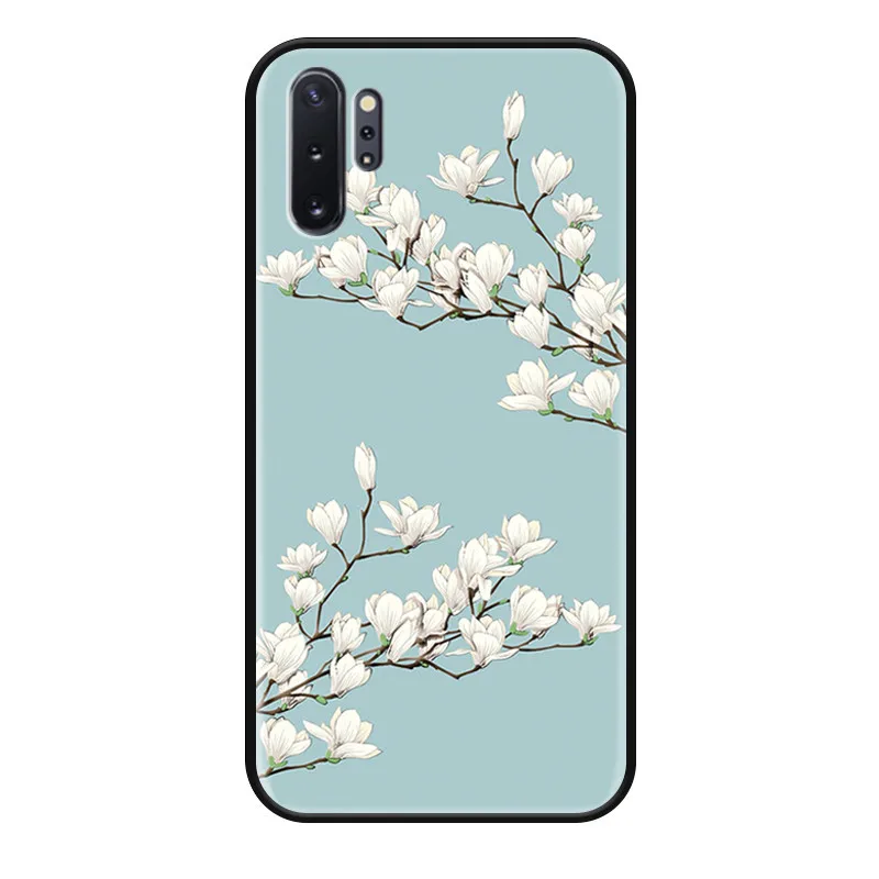Чехол в стиле ретро для samsung Galaxy Note 10 Plus, рельефный чехол с рельефным рисунком - Color: 27 note10plus