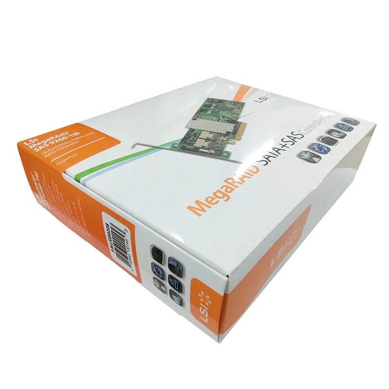 Megaraid 9260 16I LSI PCIe2.0 X8 SAS RAID0/1/10/5/6 512M cache SFF8087 * 4|Платы расширения| |