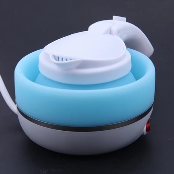 

0.75L Electric Kettle Silicone Foldable 680W Portable Travel Camping Water Boiler Adjustable Voltage Home Electric Appliances-EU