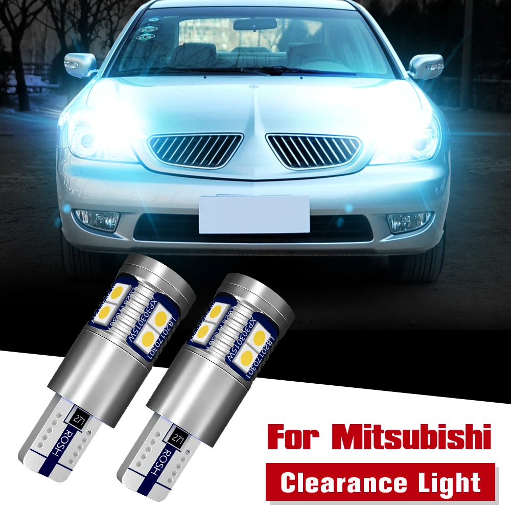 Светодиодные парковосветильник лампы W5W T10 для Mitsubishi ASX Colt Galant Grandis Lancer 7 8 Outlander Pajero
