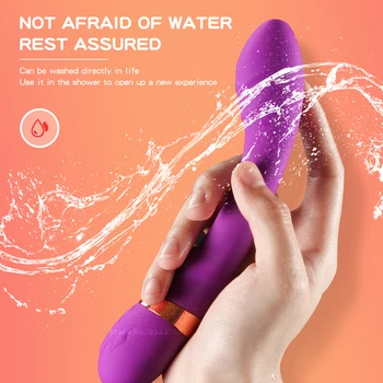 Double Vibration Magic Wand Vibrator for Women Vagina Massager Dildo Female Clitoris Stimulator Masturbator Sex Toy Adult 18 2