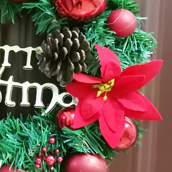 

Wall Christmas Garland Hanging Holiday Mall Decoration PVC+Plastic Props