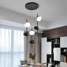 Plafonnier LED en cristal, design nordique Simple et créatif, luminaire de luxe, idéal pour une salle à manger ou une Table ou un Bar