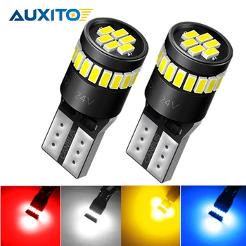 

2Pcs T10 Led Canbus W5W Led Bulbs 168 194 6000K White Signal Lamp Dome License Plate Parking Light Interior Lights Auto 12V 24V