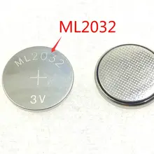 2 шт. ML2032 2032 3V 65 мА/ч, 20X3,2 мм для Перезаряжаемые Li-Ion Батарея