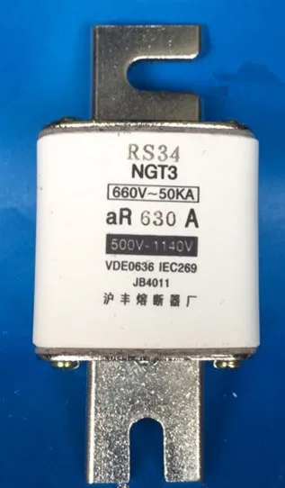 Предохранители: RS34 NGT3 AC660V 630A BC50KA aR/RS34 NGT3 AC660V 550A/RS34 NGT3 500A 690 V/RS34 NGT3 400A 450A 500V BC50KA aR