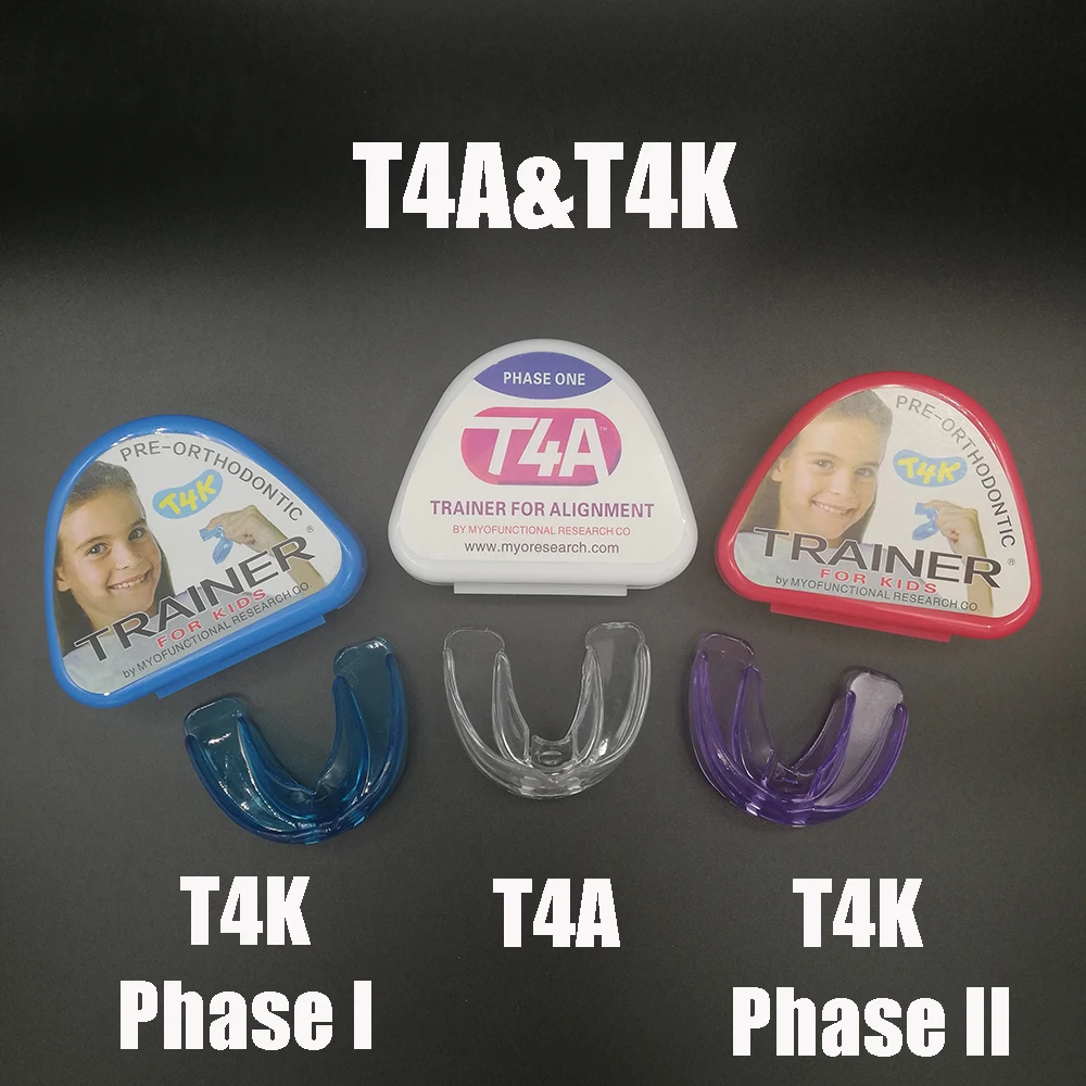1 компл. Зубной T4A & T4K зубной ремень для выравнивания тренажер взрослых и детей