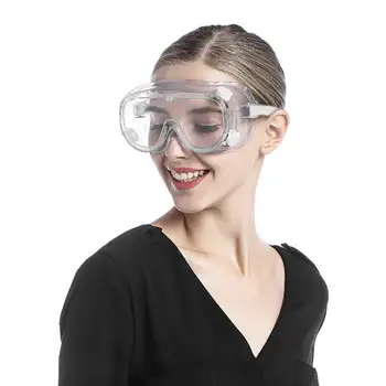 

Protective Glasses Safety Goggles Work Anti Dust Anti-Fog Antisand windproof Anti Dust Saliva Transparent Goggles Eye Protection
