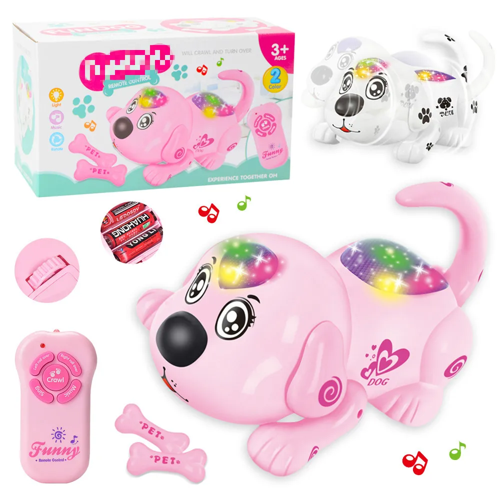

cute 2.4G Wireless Remote Control Smart Dog Electronic Pet Educational Children's Toy Dancing Robot Dog for kids