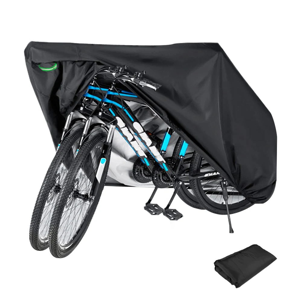 Waterproof Dual 2 Bike Bicycle Cycle Cover Rain Snow Resistant Protector 