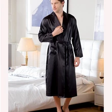 LISN, осень и зима, новая Пижама, имитация шелка, ночная рубашка, домашняя одежда, длинный кардиган, Халат