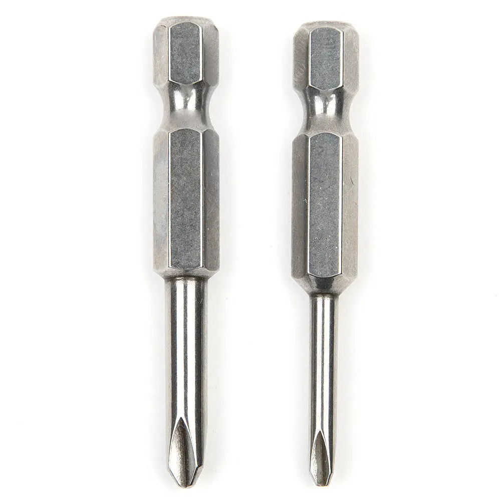 2Pcs Magnetic Y Tip Head Screwdriver Bits 50mm Tri-wing Screwdriver Bits Set  1/4'' Hex Shank Handle Quality Steel Screwdrivers
