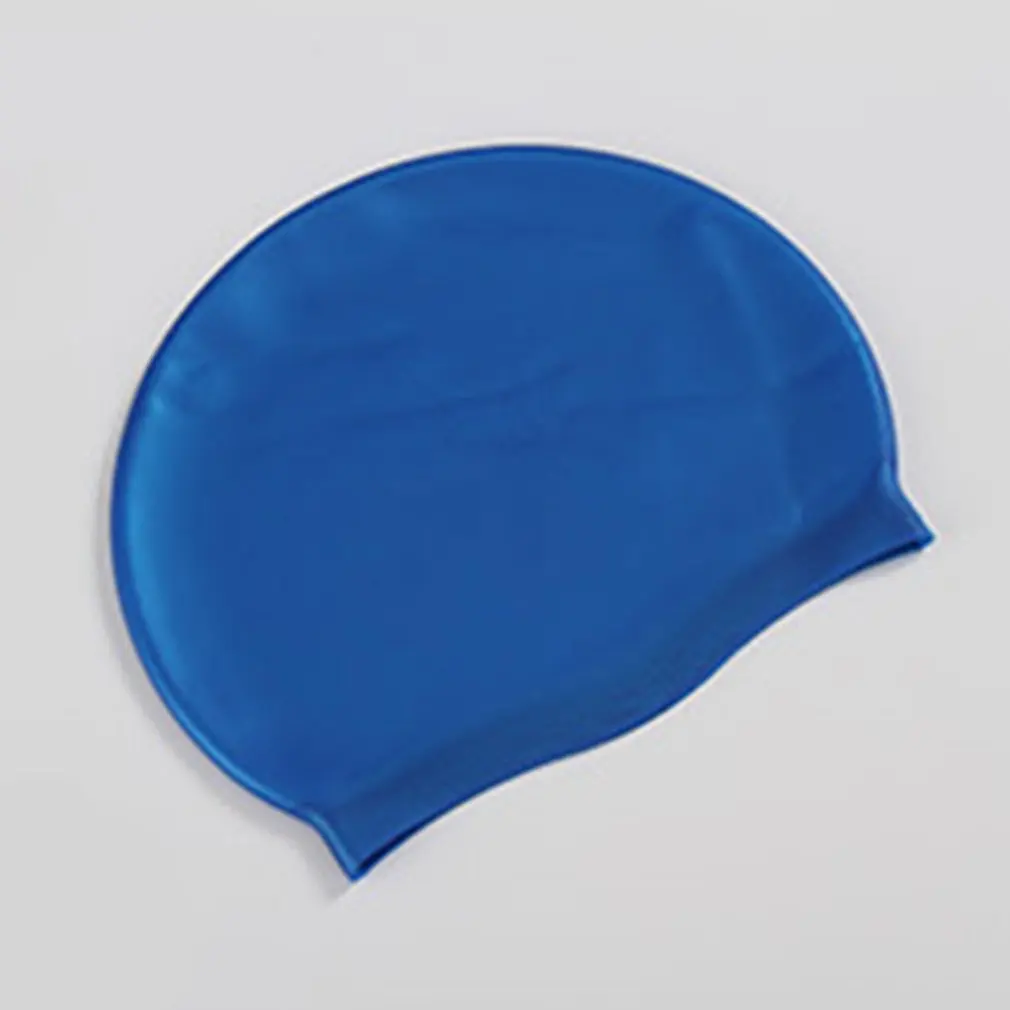 Мягкие силиконовые водонепроницаемые шапочки для купания, защищают уши, длинные волосы, спортивная шапочка для плавания в бассейне, шапочка для плавания для мужчин и женщин, взрослых - Цвет: 8