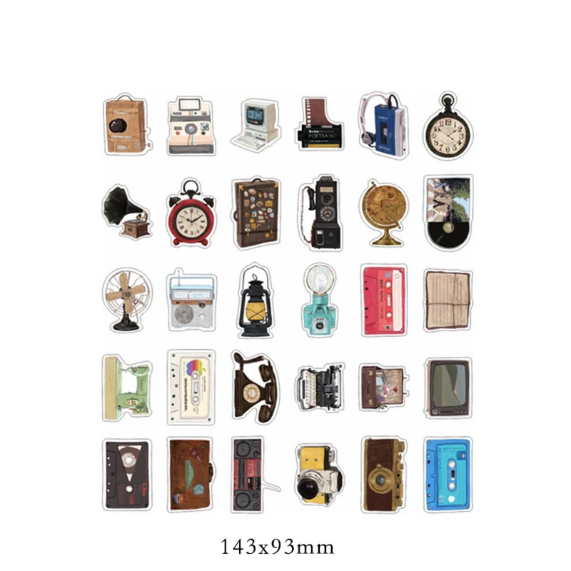 5packs/lot Vintage Style Retro-era Shaped Postcard Christmas Gifts Name Card Book Businesscard Holder