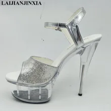 LAIJIANJINXIA босоножки на высоком каблуке 15 см танцевальная обувь для ночного клуба обувь для танцев на шесте модельная женская обувь на высоком каблуке K045