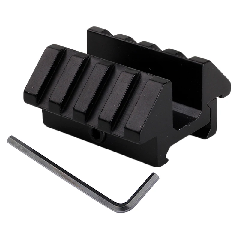 Охотничьи аксессуары 4 боковых слота Тактический Двойной 45 градусов офсетный 20 мм прицел с креплением Вивер Крепление Пикатинни рельс для винтовки охоты