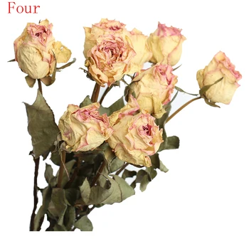 

Mori series dried roses bouquet real flowers natural dried literary home decoration flowers shooting background floral diy home