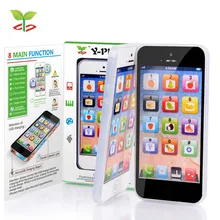 Educational font b toys b font Cellphone with LED Baby Kid Educational font b phone b