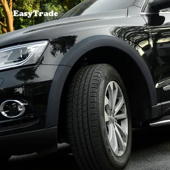 

Exterior Body Side Wheel Eyebrow Covers Decorative Wide Strip Mudguard For Audi Q5 2009 2017 2018 Accessories 10pcs/set