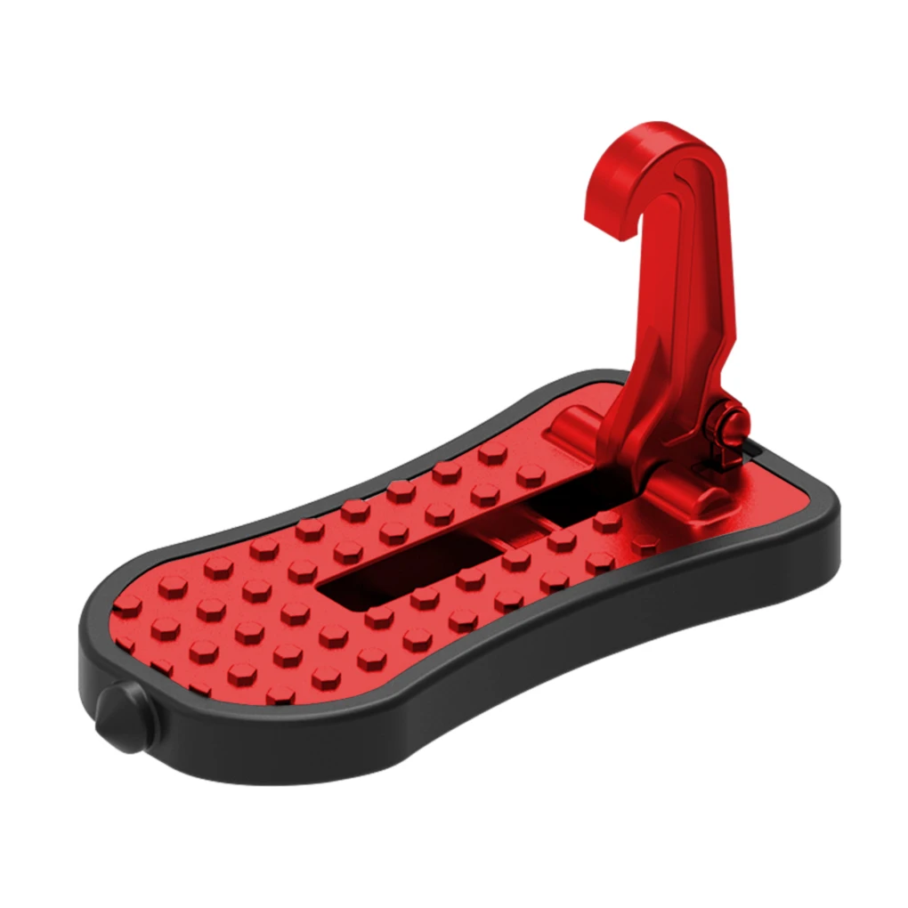 Universal Car Door Step Pedal Auto Rooftop Luggage Ladder Hooked Foot Pegs Doorstep Safety Hammer |