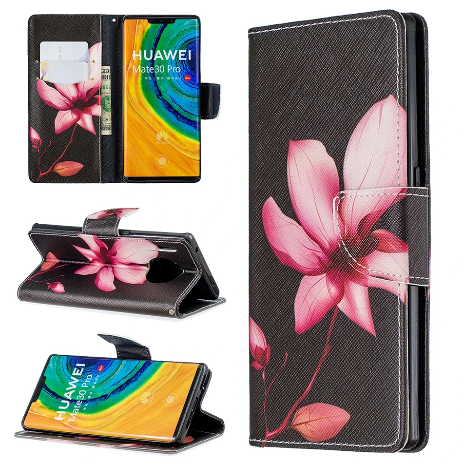 Кожаный чехол-книжка с бабочкой для huawei Y5 Lite Y5 II 2 Y7 Prime Honor 7S 8C 7A Y6 Pro P9 Lite Mini Cover