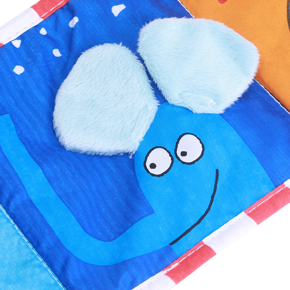 Livro de Pano Padrão dos Desenhos Livros de Tecido Bebê Infantil Dupla Face Animados Cedo Aprender Educacional Macio Lavável Cama Pendurado Crianças Livro Brinquedo 12 Computers & Electronics